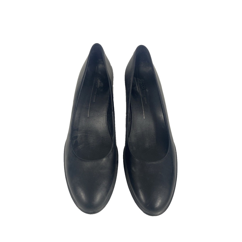 ecco womens SHOES heels leather slip‎ on designer EU 41 dress BRAND NEW A7